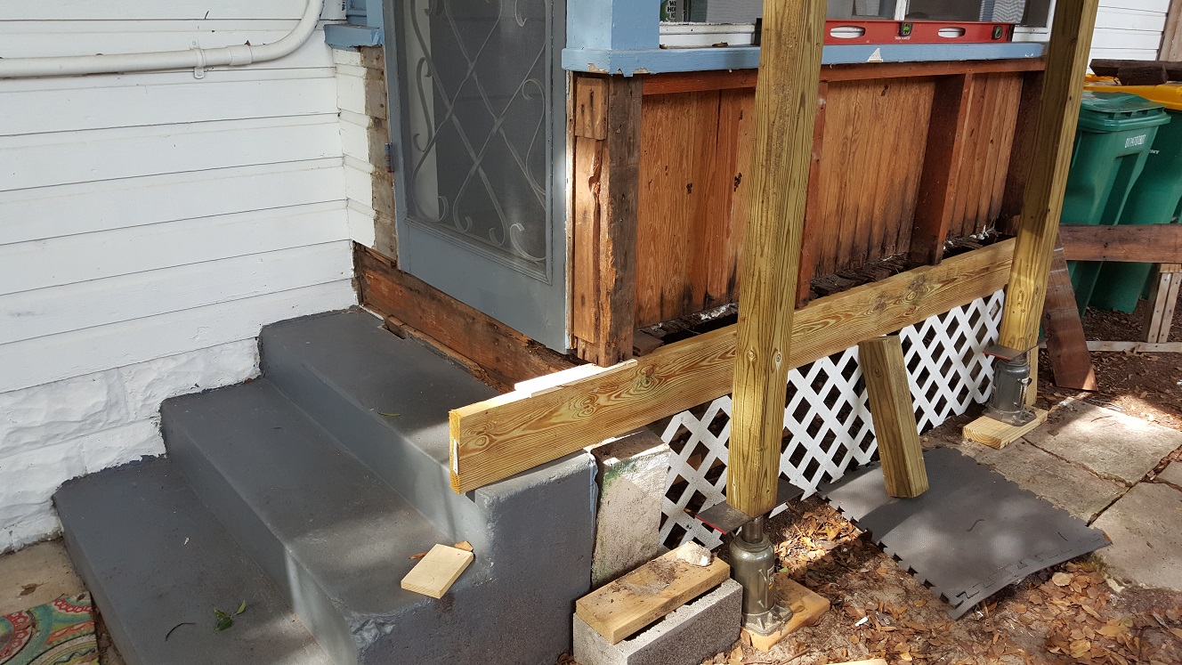 Rotting Side Porch